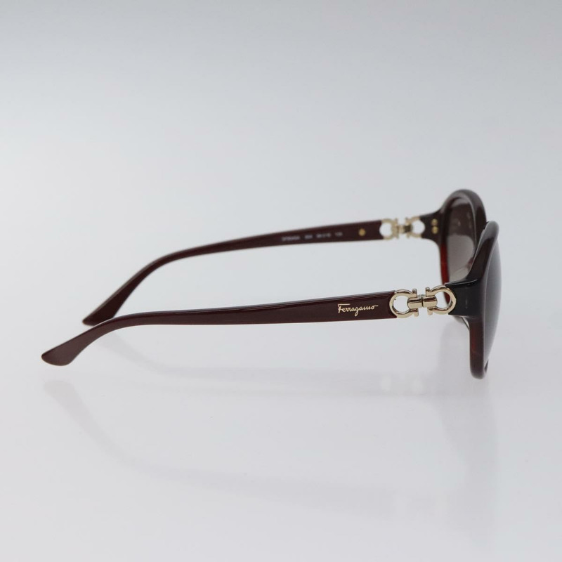 【日本直送】Salvatore Ferragamo Gancini 太陽眼鏡 塑膠 波爾多紅 Auth am8572-4