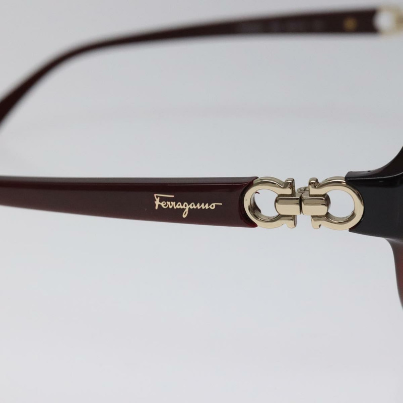 【日本直送】Salvatore Ferragamo Gancini 太陽眼鏡 塑膠 波爾多紅 Auth am8572-7