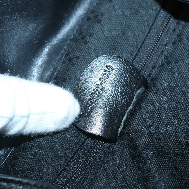 【日本直送】GUCCI 竹子背包 皮革 黑金 003 2058 0030 正品 kk534-11