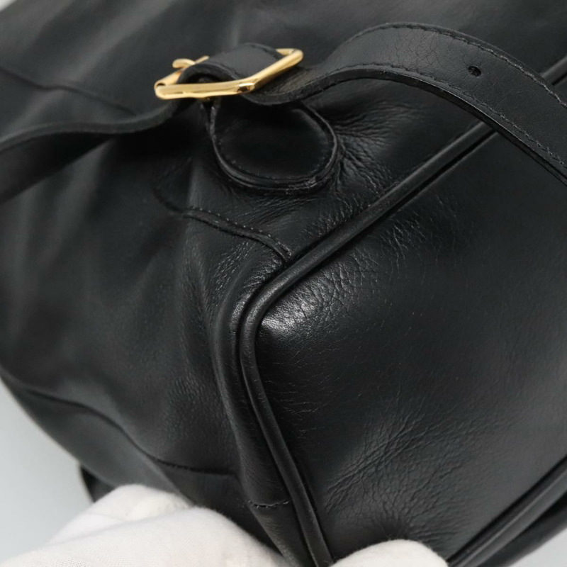 【日本直送】GUCCI 竹子背包 皮革 黑金 003 2058 0030 正品 kk534-17