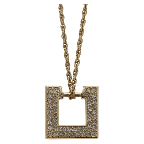 Christian Dior 6 Change 耳環項鍊 金屬金 正品 am8887