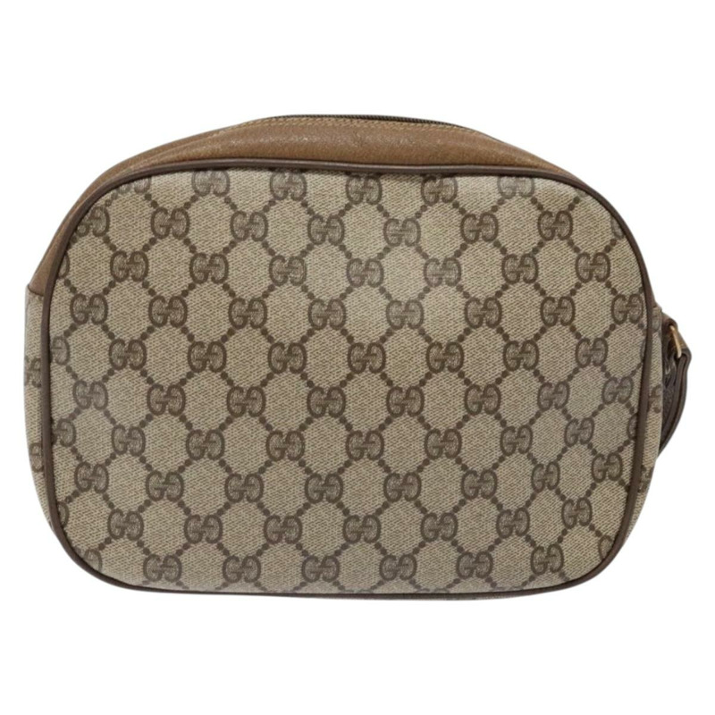 【日本直送】GUCCI GG Supreme Web Sherry Line 手拿包 PVC 米色 89 01 034 正品 am8803-1