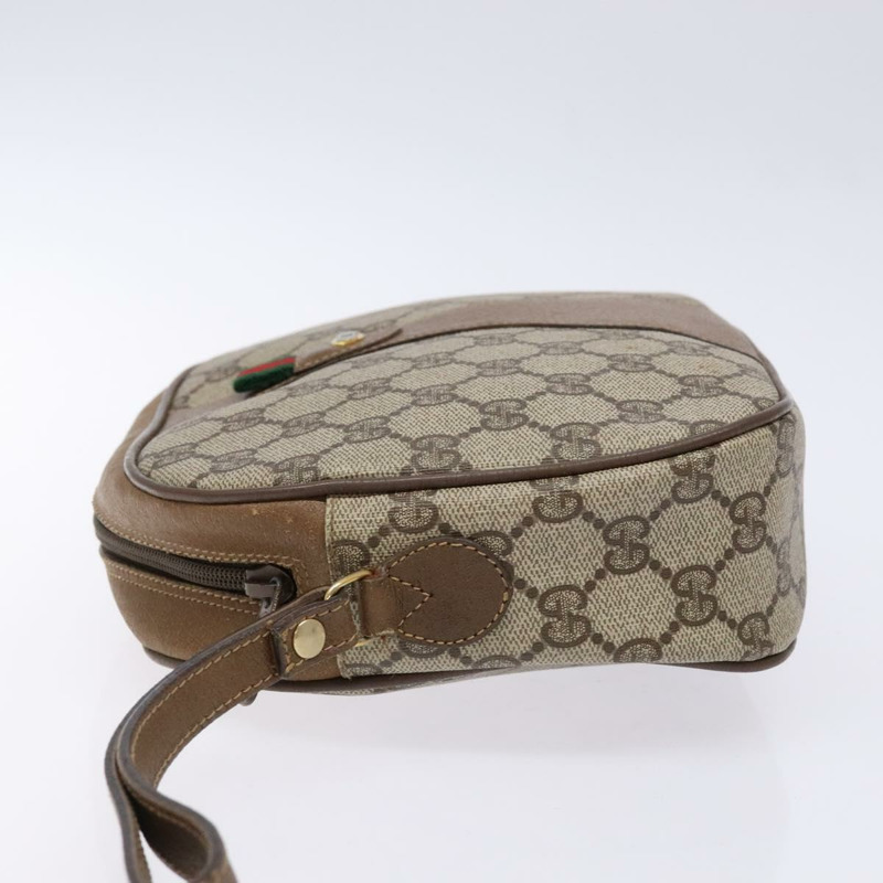 【日本直送】GUCCI GG Supreme Web Sherry Line 手拿包 PVC 米色 89 01 034 正品 am8803-3