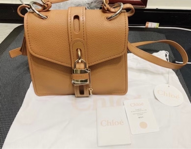 全新-Chloe small Aby Day shoulder bag肩背手提鎖頭-1