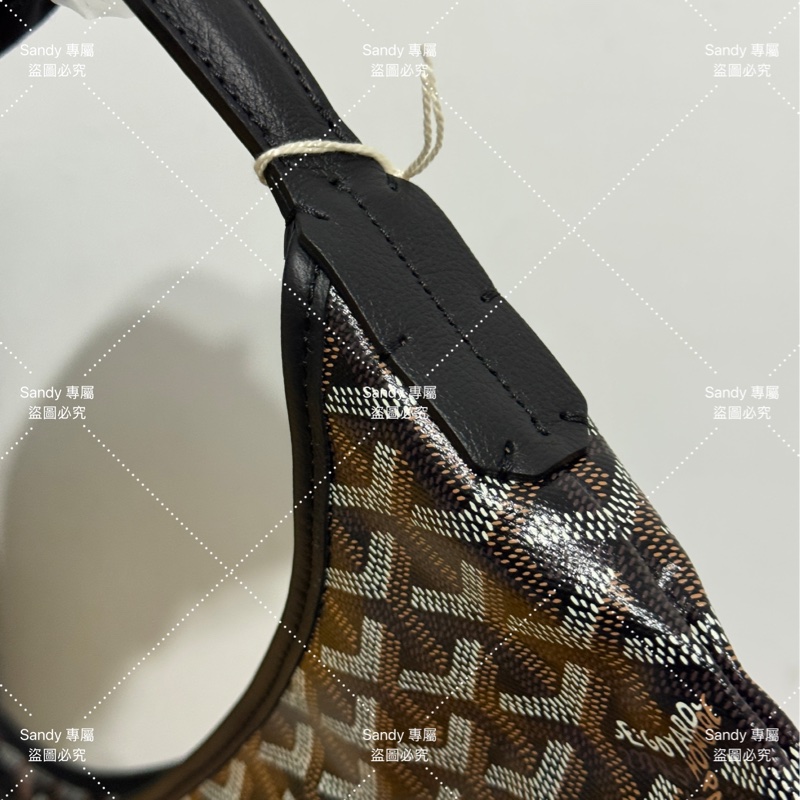 🖤狗牙Goyard hobo 黑色 全新全配🖤-31
