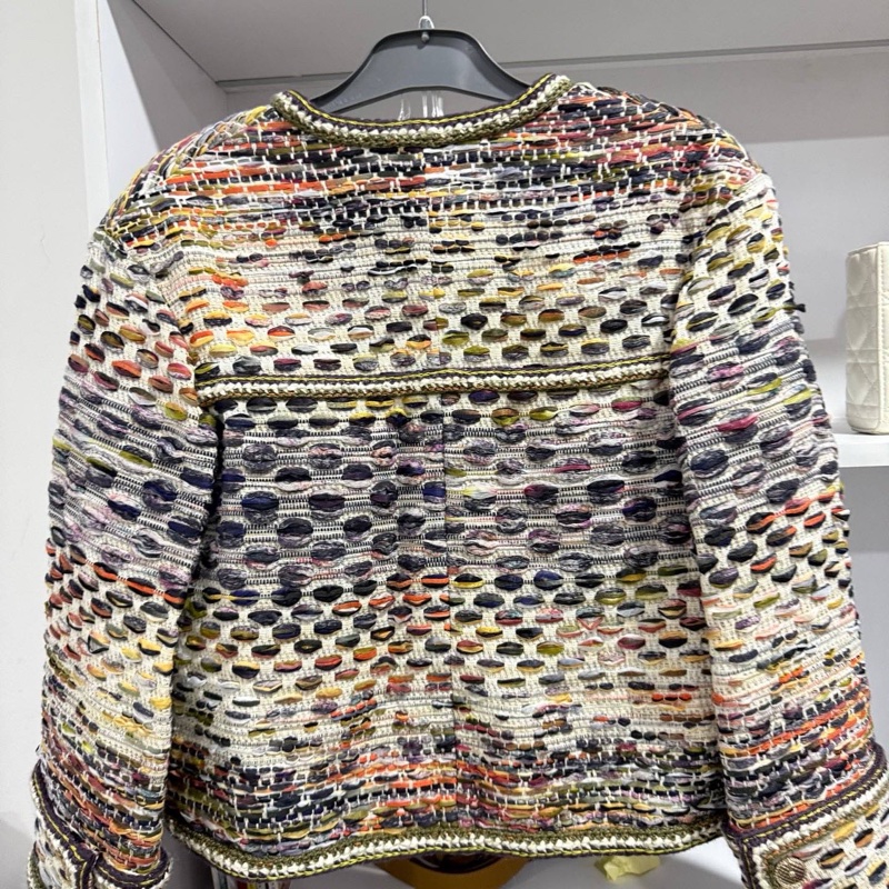 ❤️ CHANEL 經典版型編製外套-1