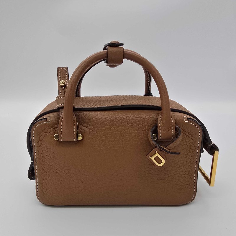 DELVAUX 焦糖COOL BOX NANO 比利時品牌 小方包 手提包 斜背包 側背包-2