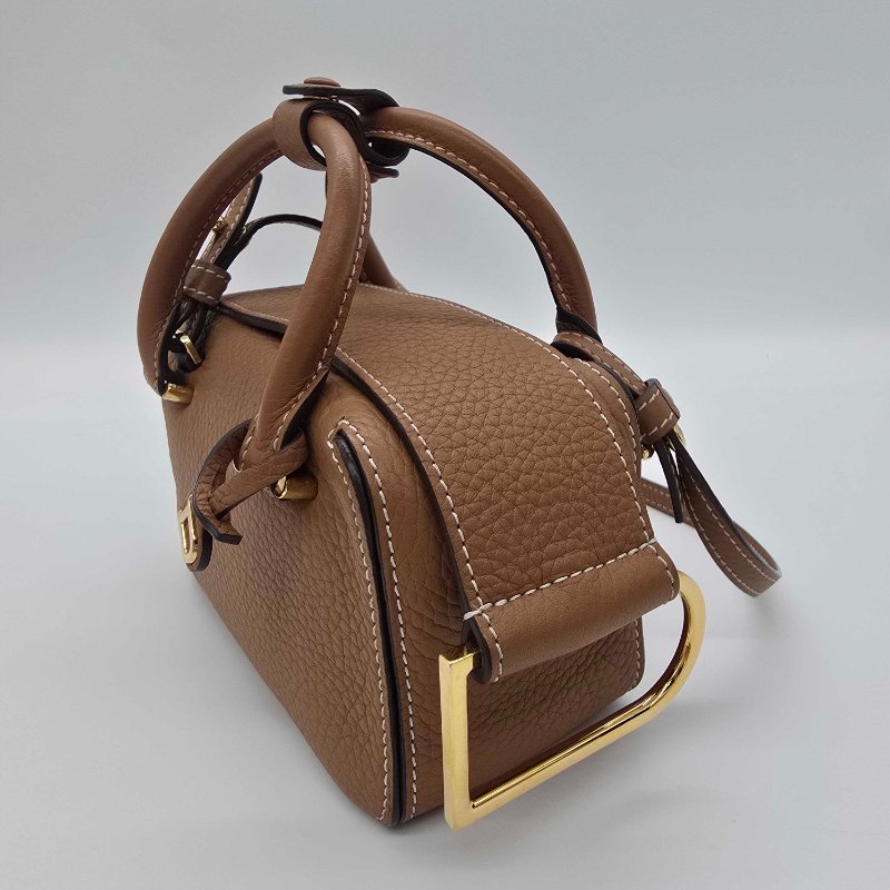 DELVAUX 焦糖COOL BOX NANO 比利時品牌 小方包 手提包 斜背包 側背包-3