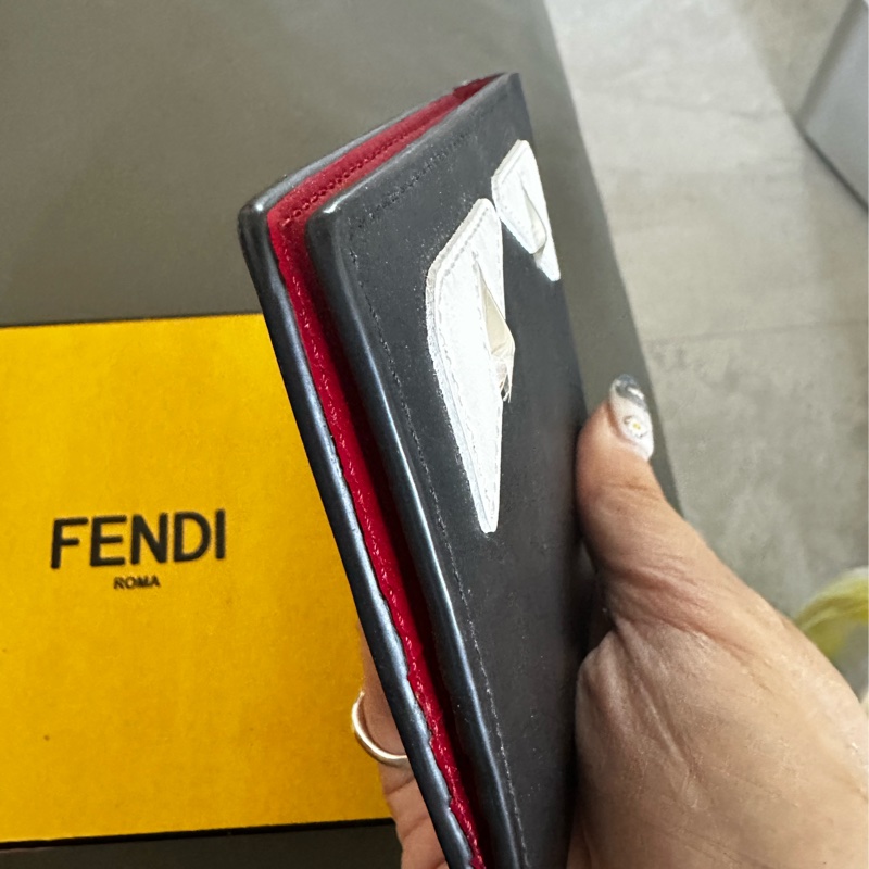 FENDI小怪獸雙折短夾-7