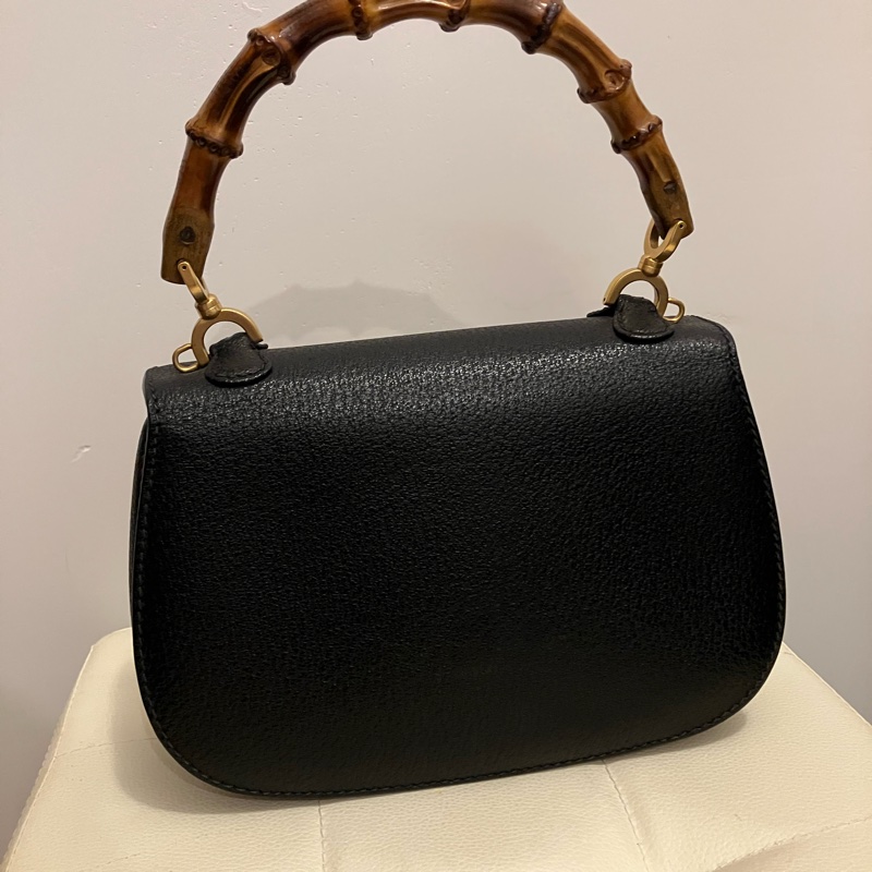 Gucci Bamboo Handbag Convertible Top Handle 竹折包-7