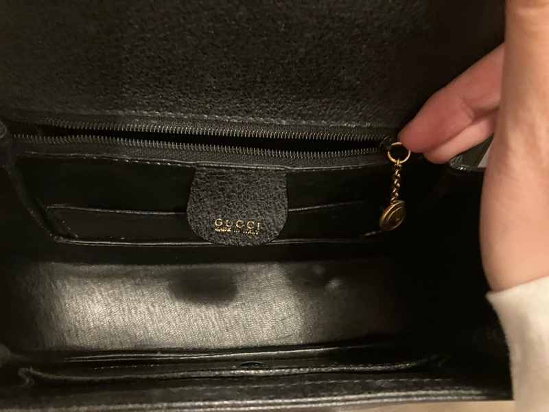 Gucci Bamboo Handbag Convertible Top Handle 竹折包-10