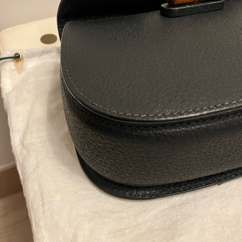 Gucci Bamboo Handbag Convertible Top Handle 竹折包-14