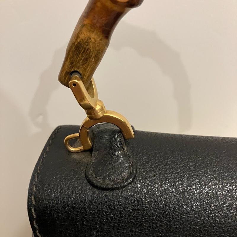 Gucci Bamboo Handbag Convertible Top Handle 竹折包-19