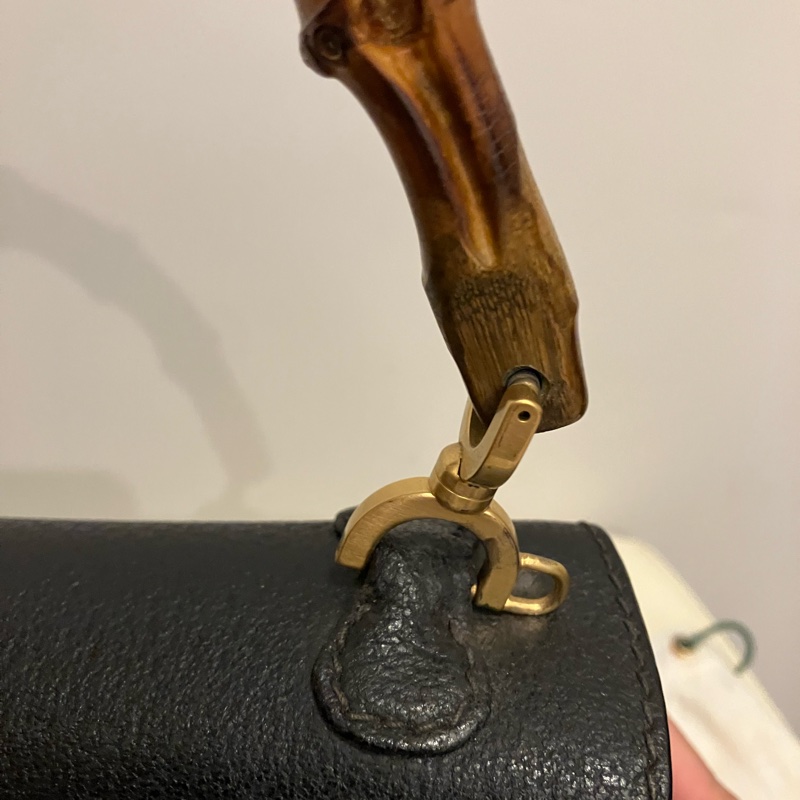 Gucci Bamboo Handbag Convertible Top Handle 竹折包-20