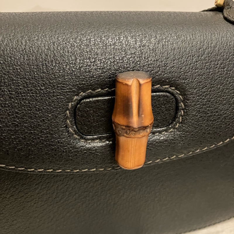 Gucci Bamboo Handbag Convertible Top Handle 竹折包-23