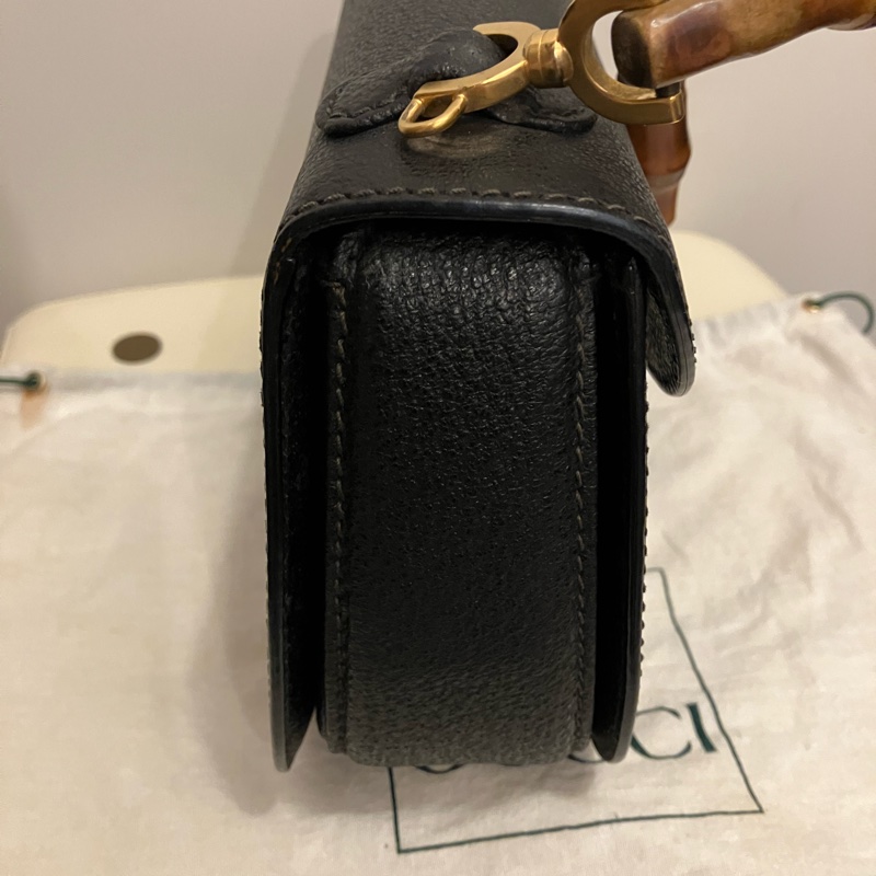 Gucci Bamboo Handbag Convertible Top Handle 竹折包-25