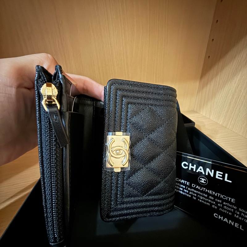 Chanel 全新閒置|稀有款|側拉鏈|BOY|30-14