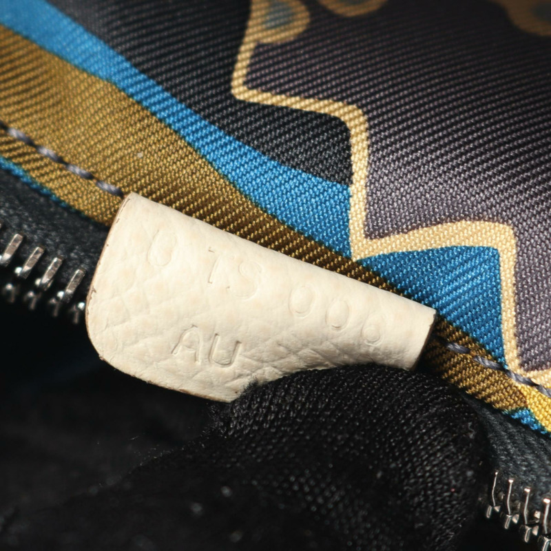 HERMES Azap Compact Silk In 圓形皮夾 Epsom 皮革 CleWhite 二手女士 B-4