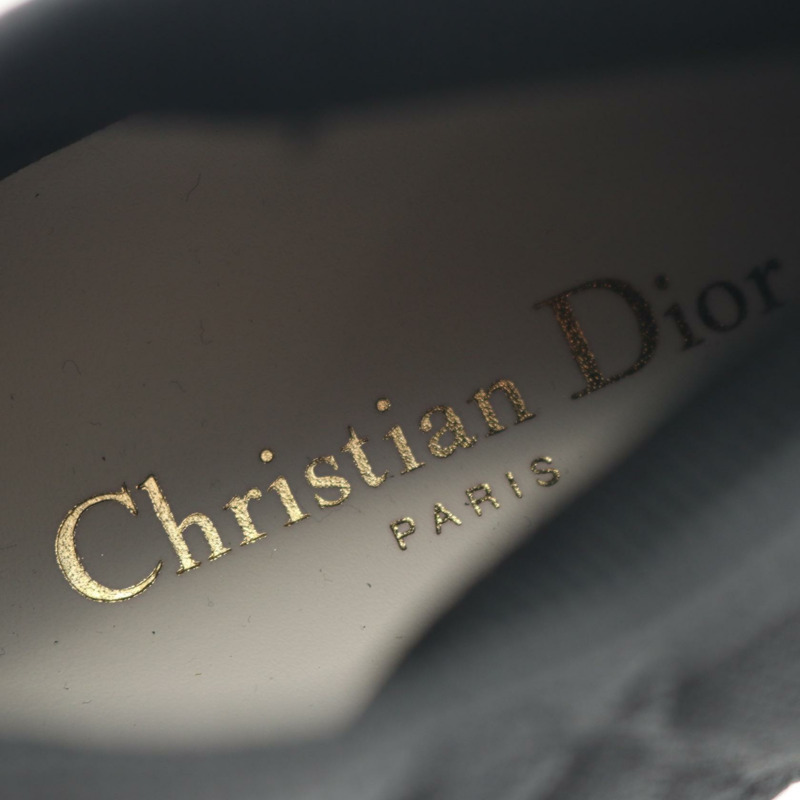 Christian Dior J'ADIOR Cannage 帆布運動鞋，黑白配色，女款 #36-4