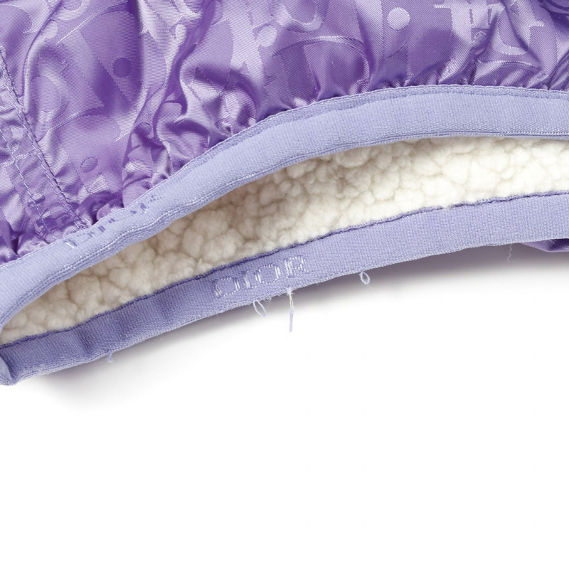 Christian Dior Oblique 夾克衫 113J405A0678 羊毛尼龍米紫二手男 #S-5