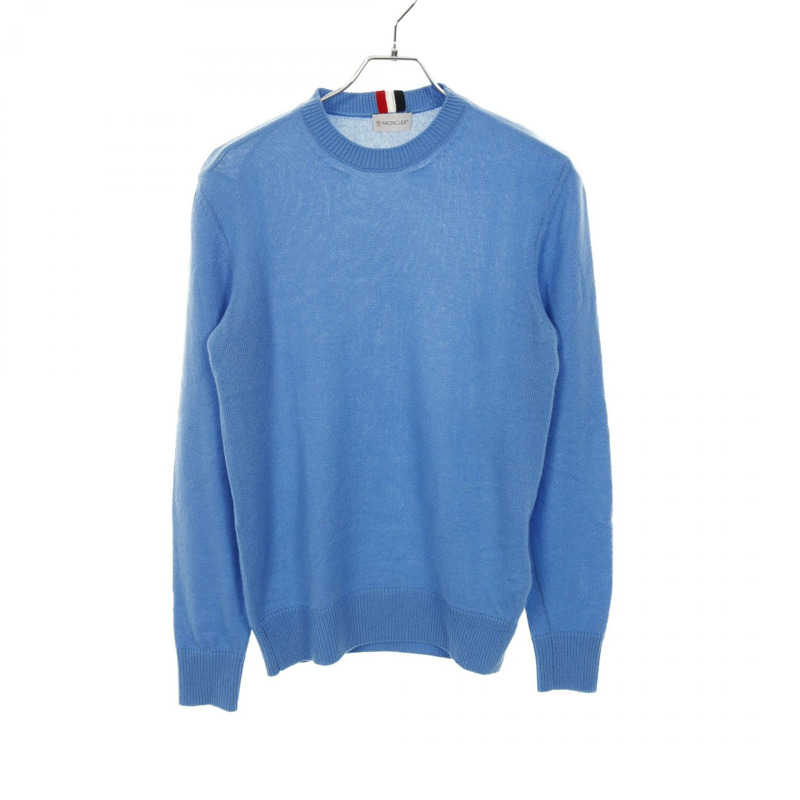 MONCLER 套頭針織衫 9028100 羊絨藍色 S 碼 二手 女款-0