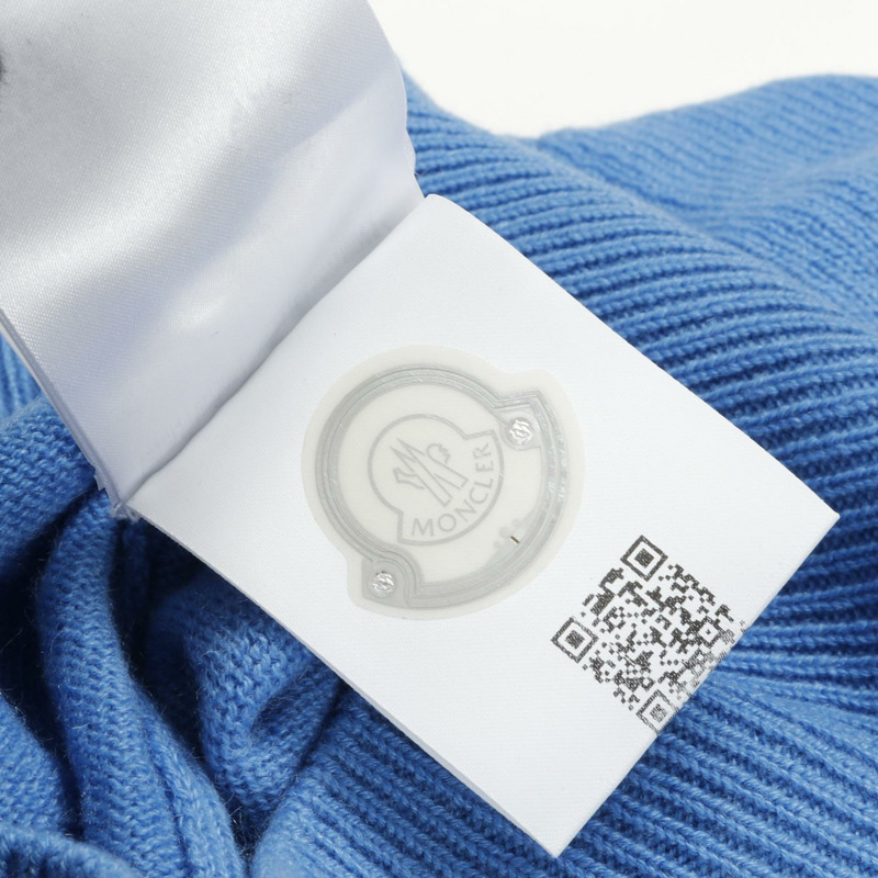 MONCLER 套頭針織衫 9028100 羊絨藍色 S 碼 二手 女款-4