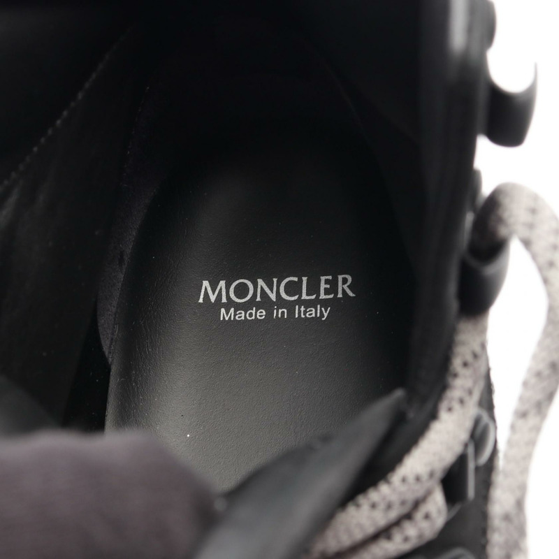 MONCLER Spencer 運動鞋靴子皮革黑色 41 號 二手男式-4