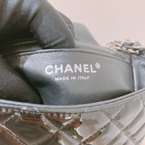 Tk1794 CHANEL 香奈兒經典翻蓋式方胖子鍊帶包包CLASSIC FLAP BAG 17CM PATENT-14