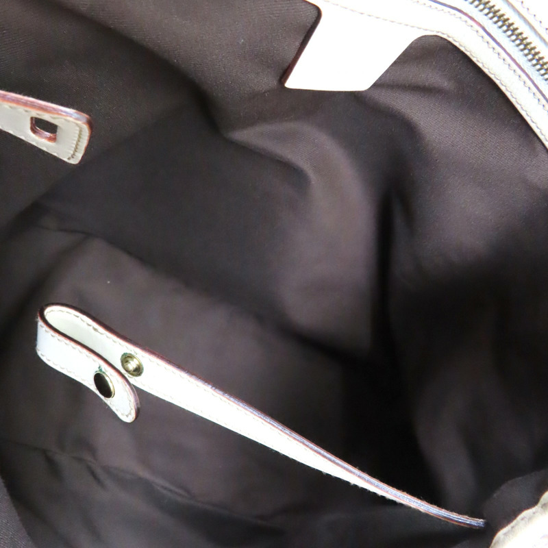 棕色 GG帆布 米白 牛皮 Pelham 肩背包 137621-5