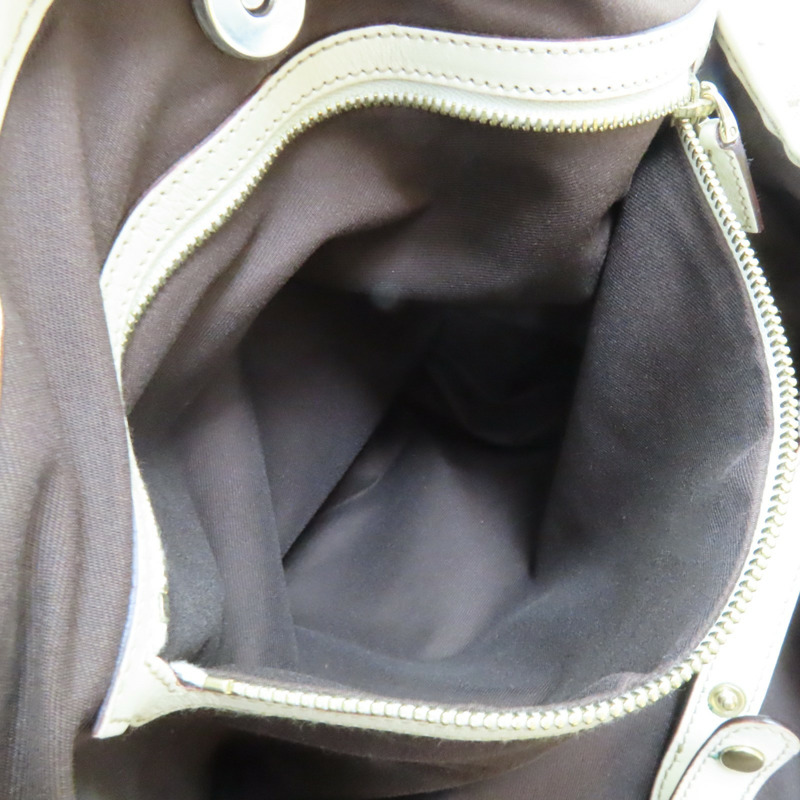 棕色 GG帆布 米白 牛皮 Pelham 肩背包 137621-6