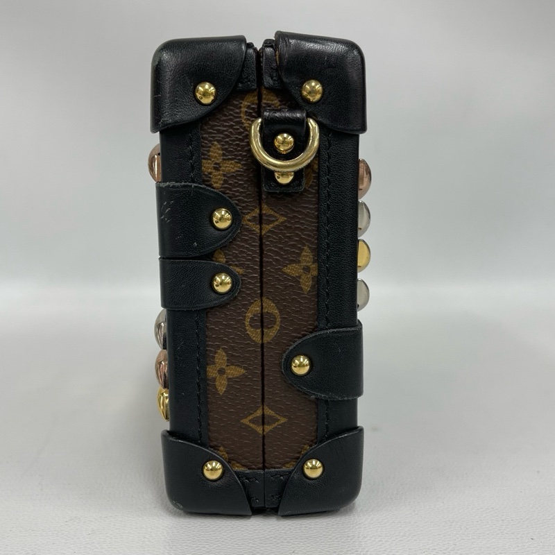 LV 路易威登老花鉚釘硬盒子包 尺寸約18*5*12cm-3