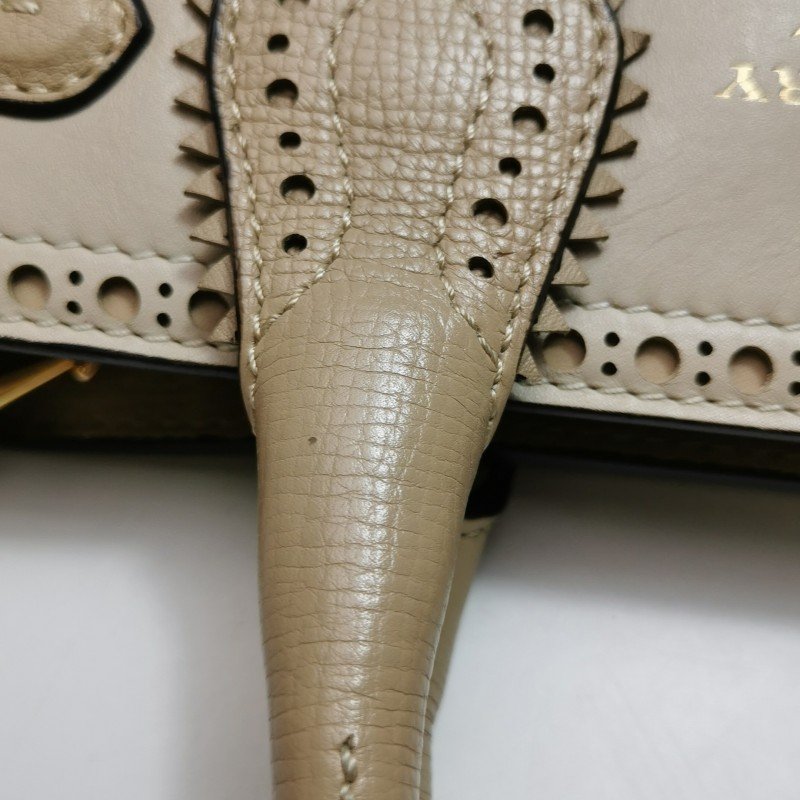 Burberry The Banner 班納 小號 牛皮 拼色 鏤空 流蘇 包邊 斜背包-14