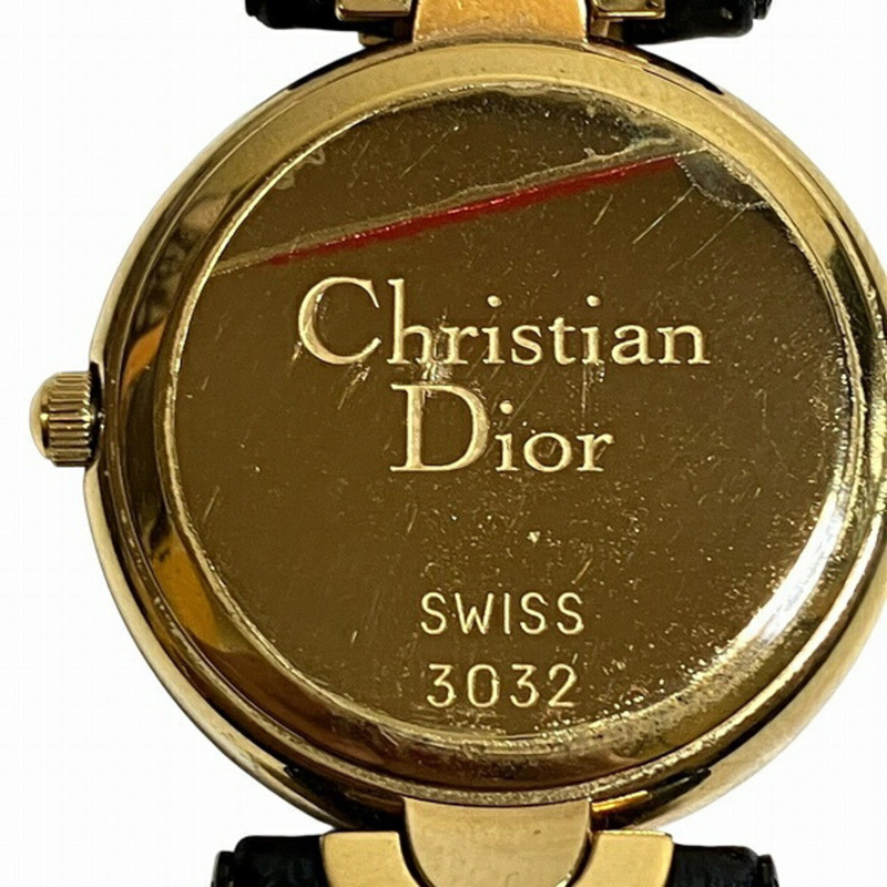 Christian Dior Black Moon 3032 女士石英腕錶-4