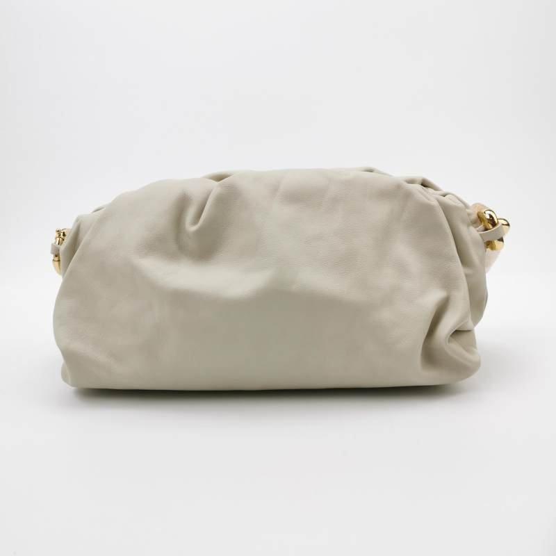 Bottega Veneta Pouch 雲朵包 牛皮 純色 褶皺 單肩包-4