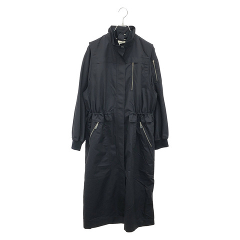 HERMES 夾克外套 Blouson 5E0117DLBLOUSON 5E 羊毛海軍藍二手女款 38 碼