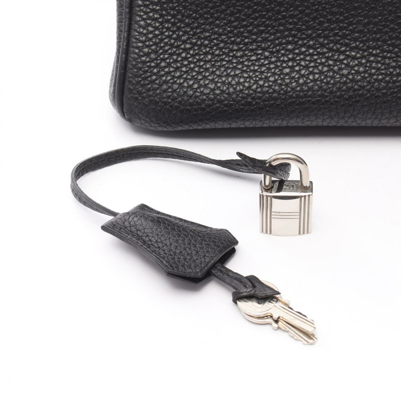 HERMES Birkin 30 手提包 Togo 皮革 黑色 二手 女士 M SHW-5