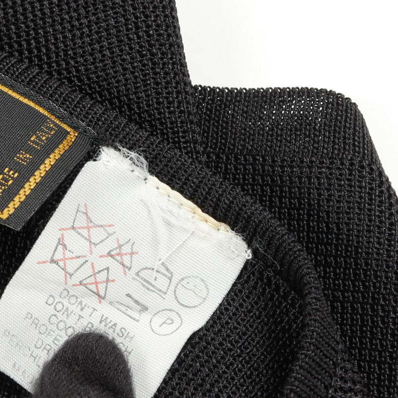 FENDI 短袖針織黏膠黑白配色女裝，尺寸 42，二手-4