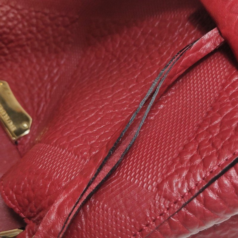 Burberry Canterbury 牛皮 純色 字母 Logo 標誌 皮革 滾邊 子母包 單肩包-18