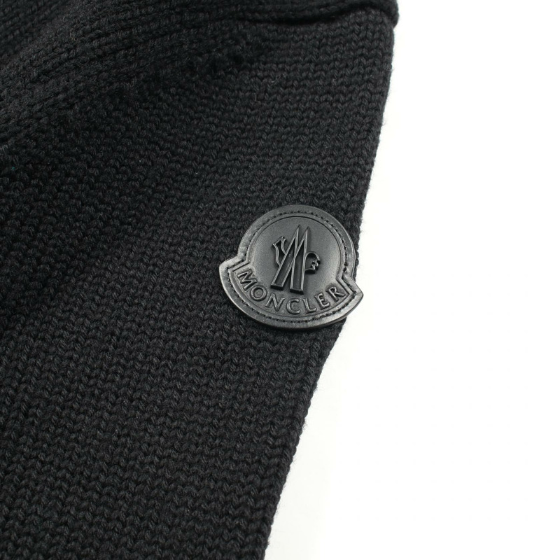 MONCLER 套頭毛衣針織衫 9042400 羊毛 黑色 綠色 灰色 #S 二手 男款-4
