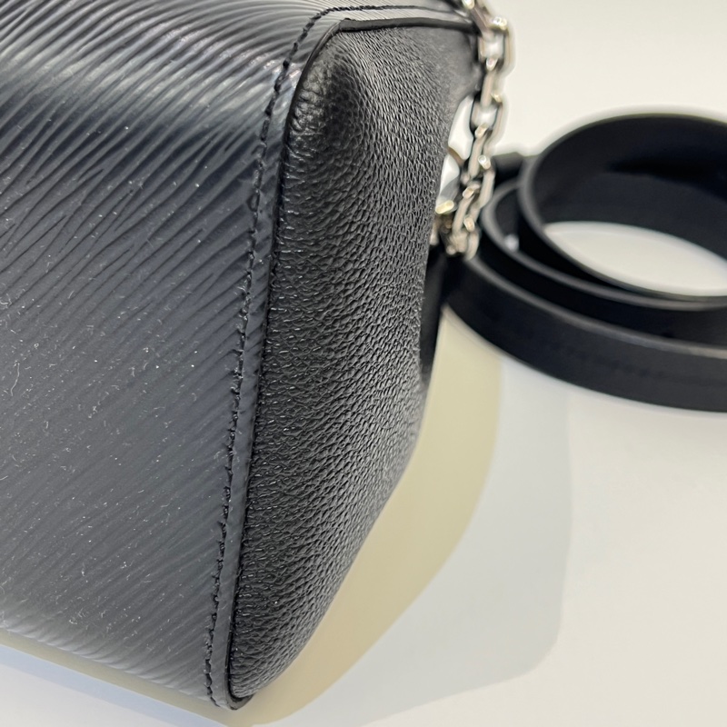 LV 黑Epi Marelle Tote bb 手提斜背包 晶片款-4