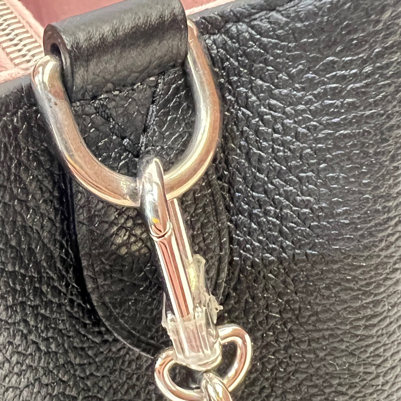 LV 黑Epi Marelle Tote bb 手提斜背包 晶片款-11