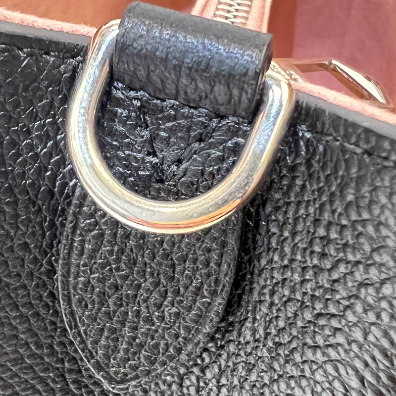 LV 黑Epi Marelle Tote bb 手提斜背包 晶片款-12