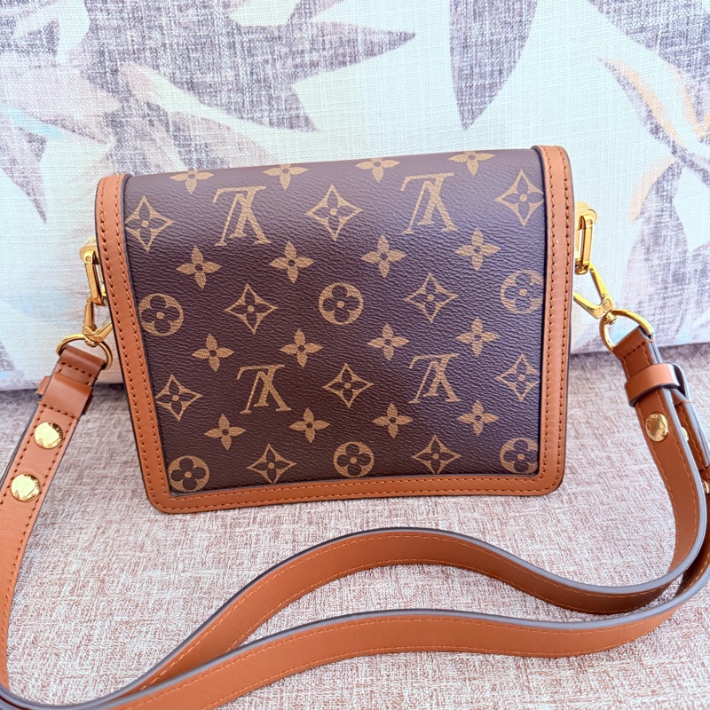 LV 達芙妮mini小號 老花拚色-6