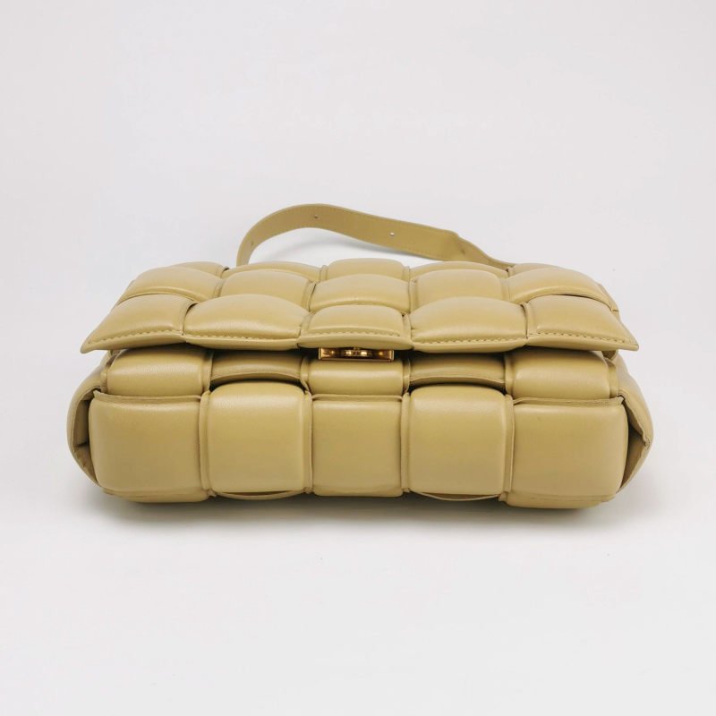 Bottega Veneta Cassette 羊皮 純色 Intreccio 編織 單肩包-5
