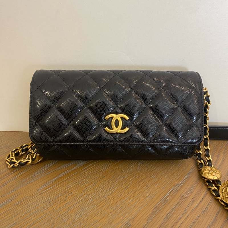 Chanel 香奈兒法棍 金幣包 22A-0