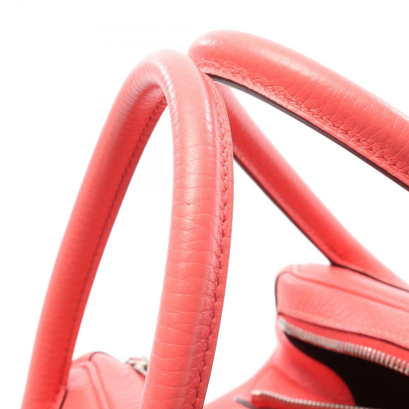 愛馬仕 Lindy 30 單肩包 Clemence 皮革 Rose jaipur 二手女款 A SHW-8