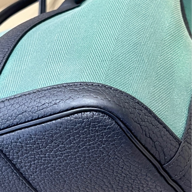 新到🍁Hermes愛馬仕綠色拼皮花園30 X刻 尺寸30*21cm 顏色清新自然又好看 💰好價-7