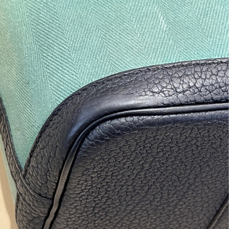 新到🍁Hermes愛馬仕綠色拼皮花園30 X刻 尺寸30*21cm 顏色清新自然又好看 💰好價-8