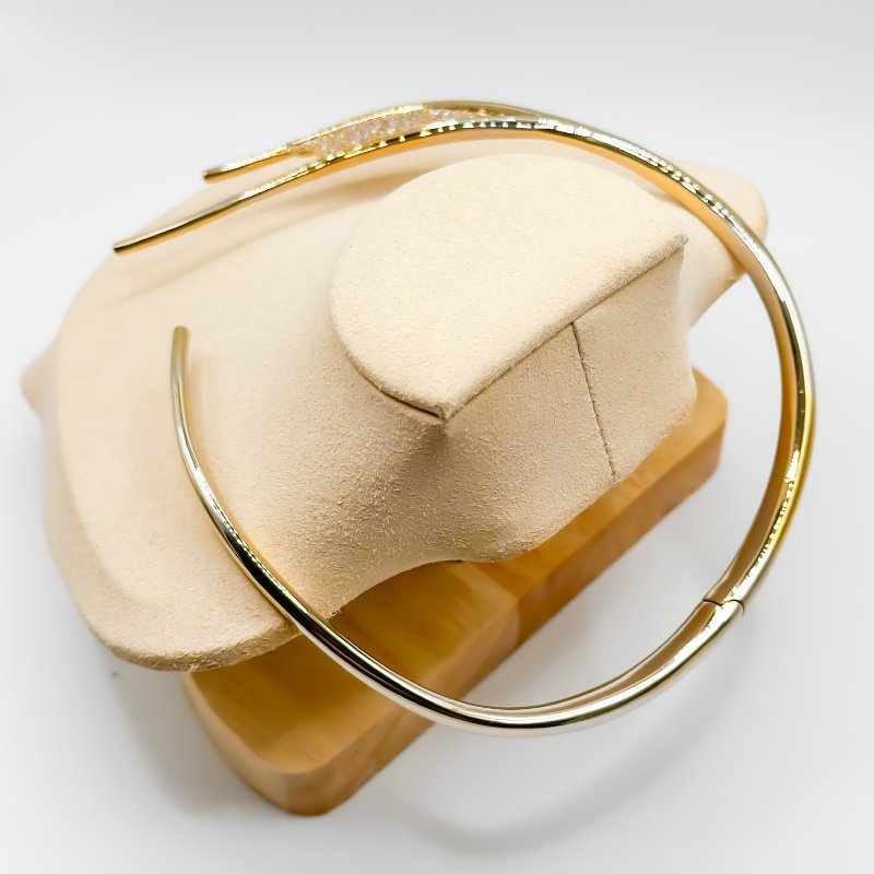 施華洛世奇Swarovski｜Swarovski Atelier高級珠寶設計師系列・鍍金珍寶頸環（絕版典藏款）-4