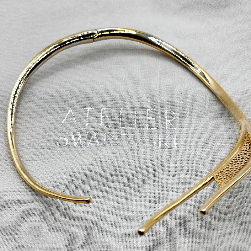 施華洛世奇Swarovski｜Swarovski Atelier高級珠寶設計師系列・鍍金珍寶頸環（絕版典藏款）-11